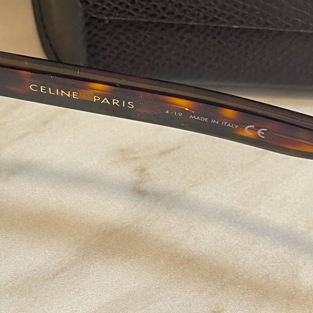 CELINE Tortoise Sunglasses - Picture 7 of 9